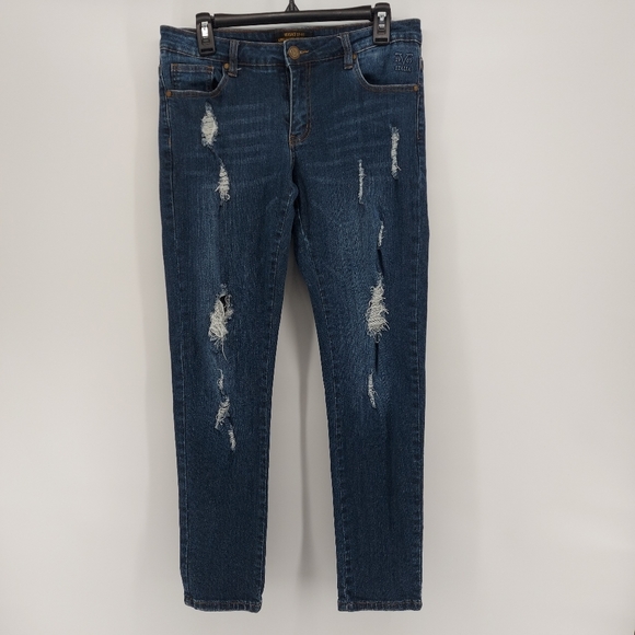 Versace 1969 mid rise skinny distressed jeans size 29 - Picture 1 of 9
